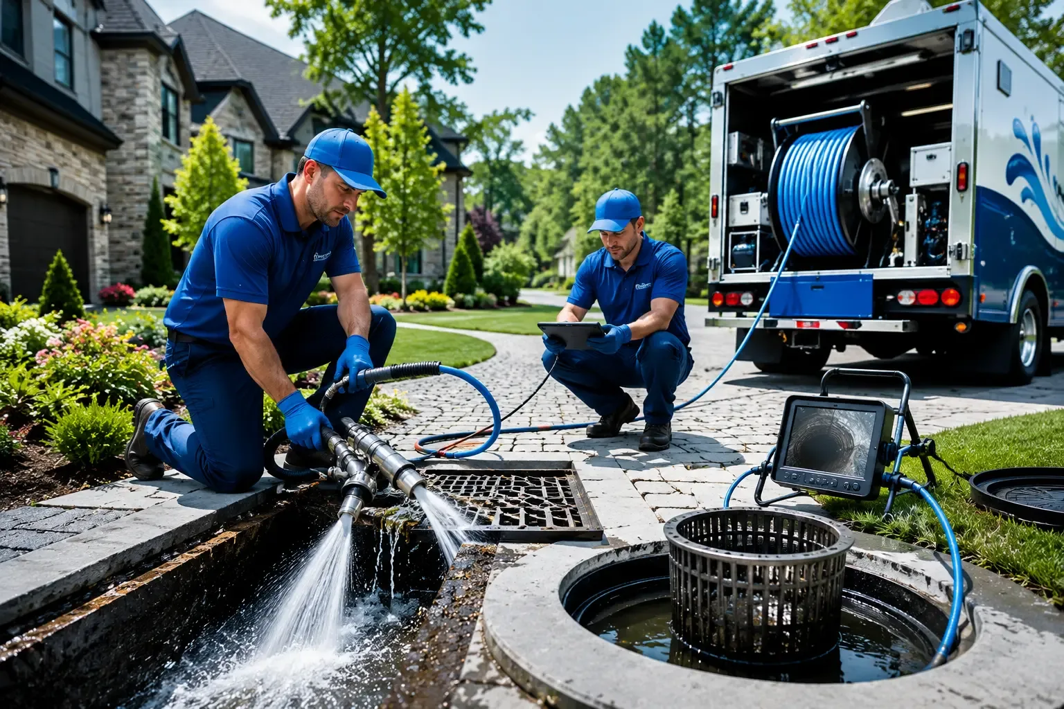 Local outdoor drain cleaning professionals in Frankston, TX