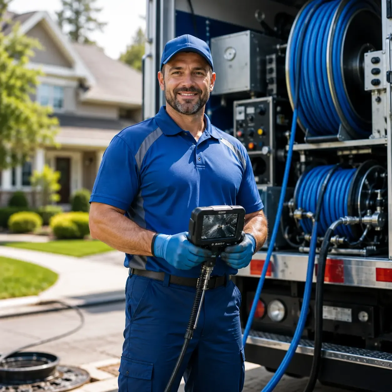 Local outdoor drain cleaning specialists in Frankston, TX